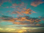 Sonnenuntergang am Strand von Kuta